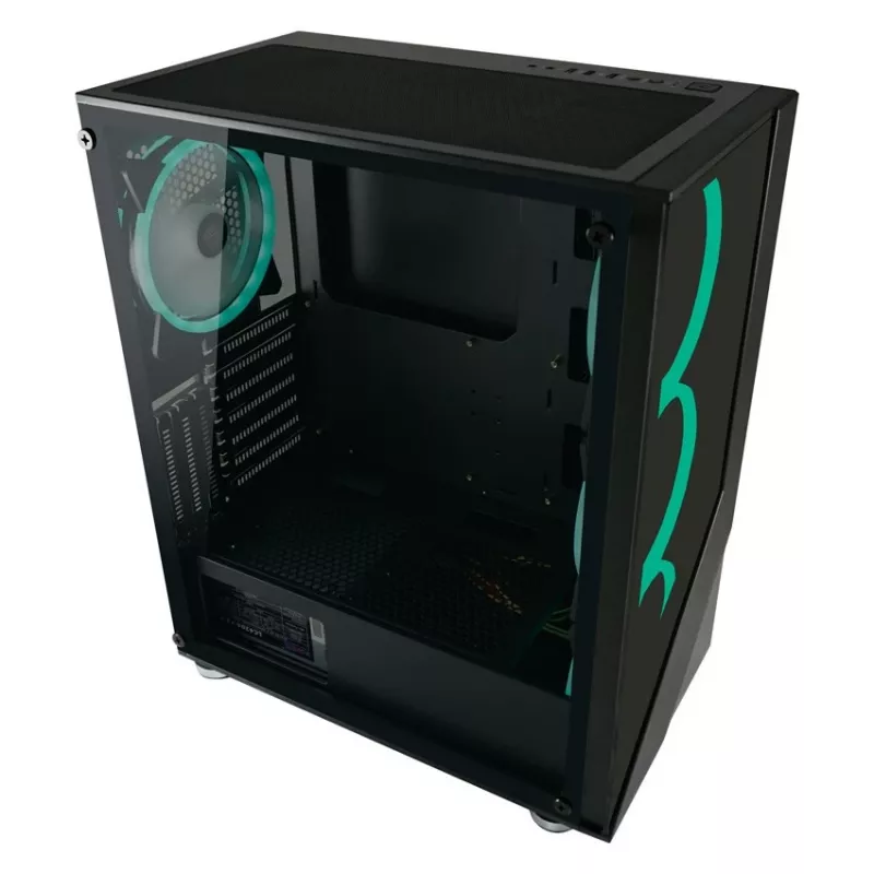 LC-Power Gaming 803B Midi Tower melna