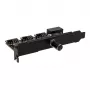PCI-slot ventilators un RGB LED kontrolieris Lamptron CFP30, melns
