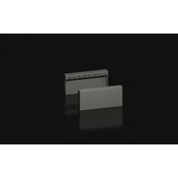 Apdares panelis Rittal VX 8660.031 Melns Tērauds 400mm Dziļums 100mm Augstums