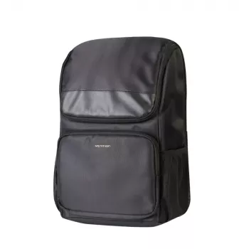 Mugursoma Vention KROB0 19 L kompakta plaukta mugursoma, PU, līdz 15,6 collu klēpjdatoram, 450×280×150 mm, melna