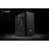 PC korpuss SAVIO Noctis Flow — Cube Mini‑ITX/Micro‑ATX/ATX, 3x120mm priekšā, 1x120mm aizmugurē, 2x3.5 collu + 3x2.5 collu sloti, rūdīts stikls