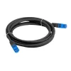 Tīkla kabelis LANBERG PCF6A-10CC-0100-BK — Cat6a S/FTP, 1 m, RJ-45, melns