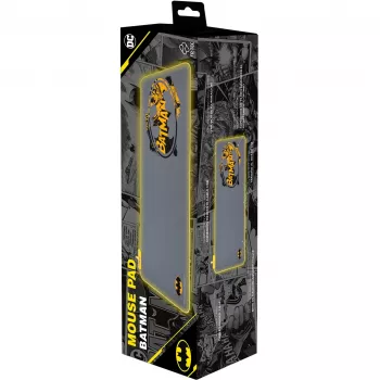 FR-TEC BATPCMPAD Datorpeles paliktnis Gaming Mouse Pad Melns - Pelēks - Dzeltens (BATPCMPAD)