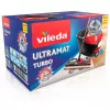 Uzkopšanas sistēmas spainis VILEDA 140827 – melna šķiedra, mitrā tīrīšana, teleskopisks rokturis 130 cm, 35 cm tvēriens, laminātam/flīzēm/kokam