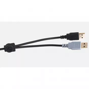 Logickeyboard LKB-MCOM4-A2PC-FR tastatūra USB AZERTY franču melna (LKB-MCOM4-A2PC-FR)