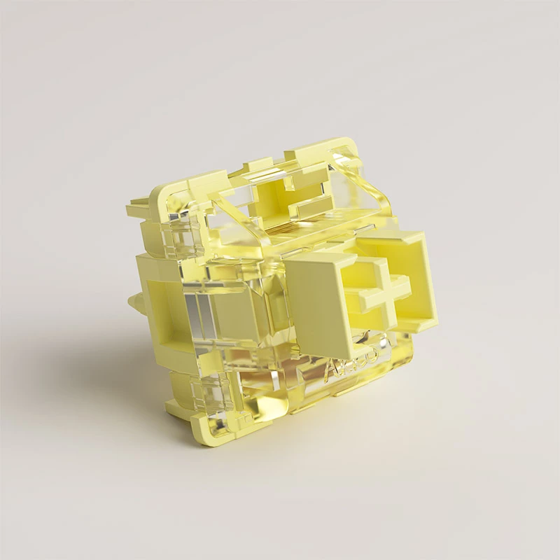 AKKO V3 Pro Cream Yellow mehāniskie slēdži, 5 kontaktu, lineāri, 50 g, 45 gab.