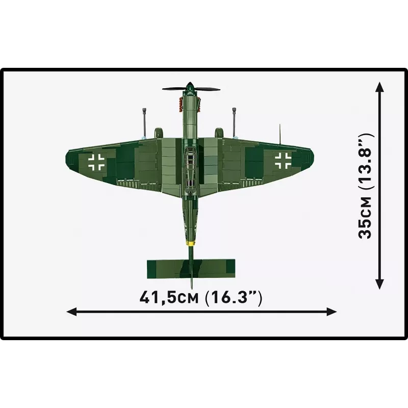 Konstrukciju komplekts Cobi Blocks Junkers JU 87G-2 Stuka 571 gab. modeļa komplekts