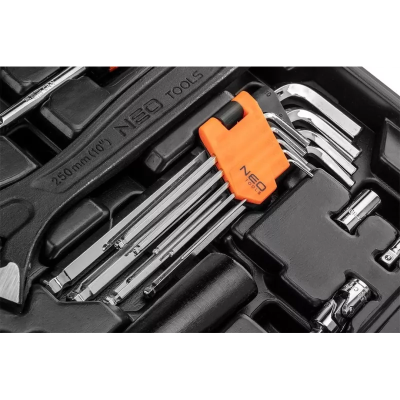Instrumentu komplekts NEO tools 08-945 1/4 1/2 collas daudzpusīgs izturīgs