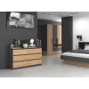 Kumode Top e Shop M6 140 ANT/ART, 6 atvilktnes, Antracīta ozols, 1380×750×400 mm