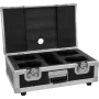 Flightcase Roadinger 4x AKKU Dot 1 RGB/WW QuickDMX — aizsargājošs transporta koferis