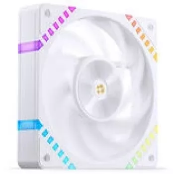 120mm ARGB PWM korpusa ventilators Jonsbo HF2-120 balts — 120 mm, PWM, ARGB