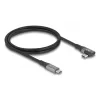 USB kabelis DeLOCK 81131 1m USB C melns 40 Gbit/s