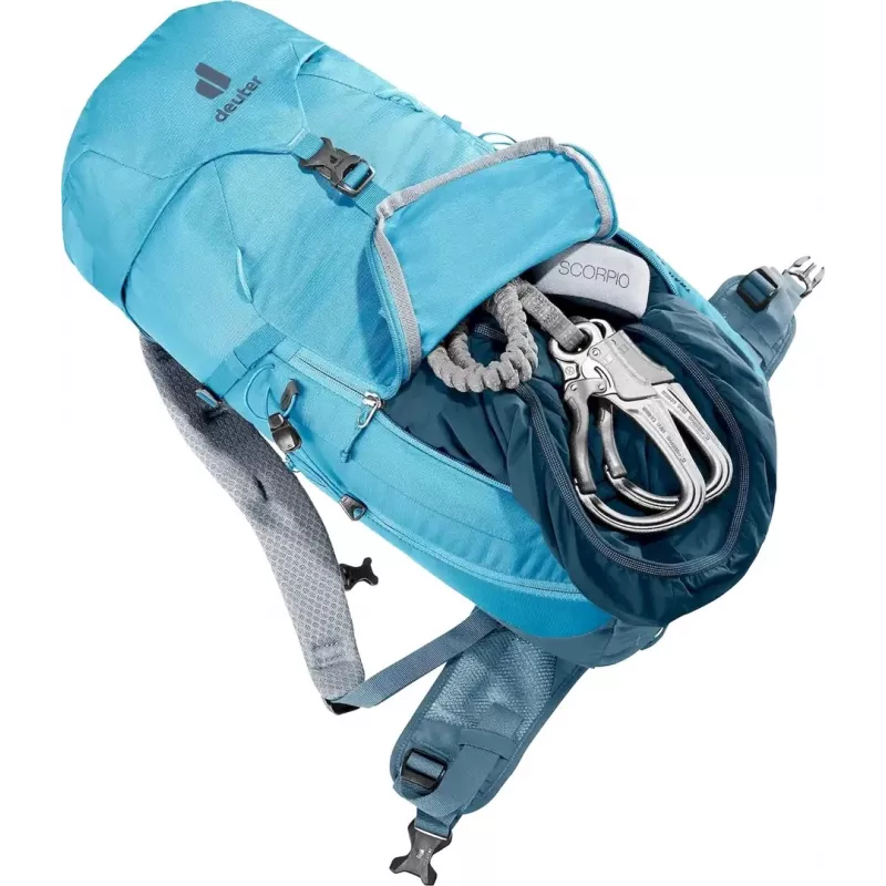 Mugursoma DEUTER Trail 22 SL sieviešu pārgājienu mugursoma, 22 L, lagūnas-atlantijas, poliesters, 990 g
