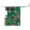 Delock PCI Express x4 karte ar 2 x ārējiem USB 3.1 Gen 2 Type-A ligzdām (90298)