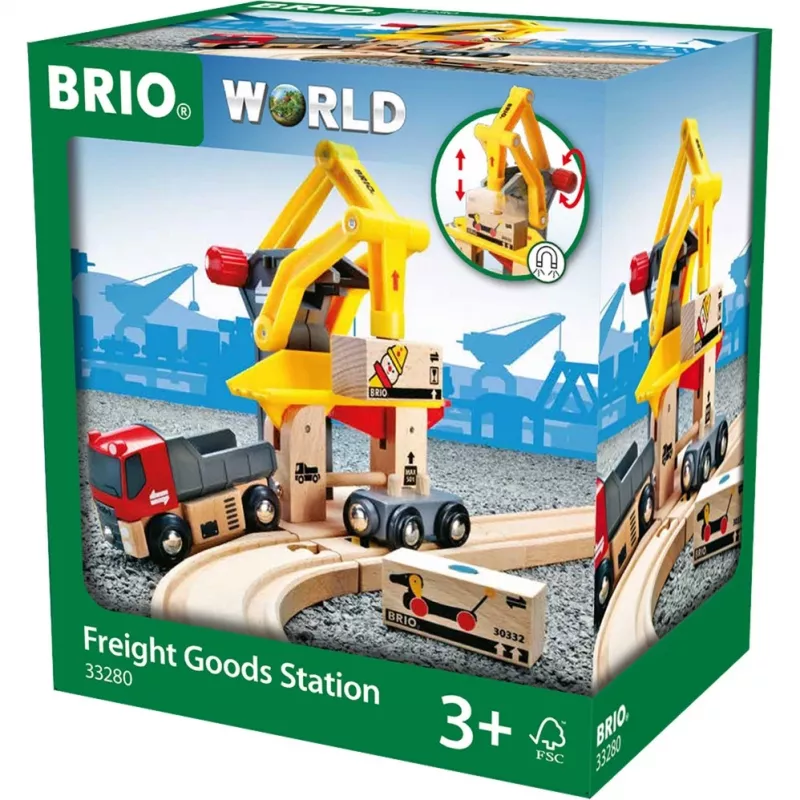 BRIO World kravu iekraušanas stacija, rotaļu ēka