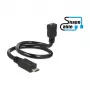 USB Kabelis DeLOCK 0,35m 2xUSB2.0 Micro-B
