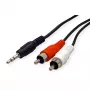 3.5mm/2x RCA (M) kabelis ROLINE 11.09.4349 10 m