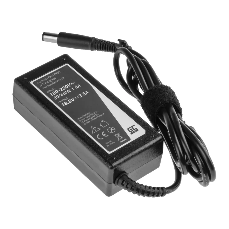 Green Cell AD12P barošanas adapteris/invertors iekštelpām 65 W Melns