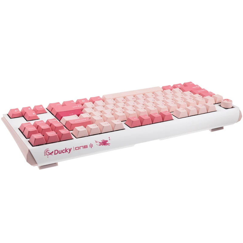 Ducky One 3 TKL tastatūra spēlēm USB QWERTY angļu rozā