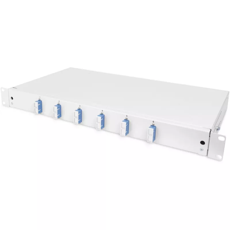 Optiskās šķiedras savienojuma kārba Digitus DN-96320/9 SC OS2 51.5 cm Pelēka