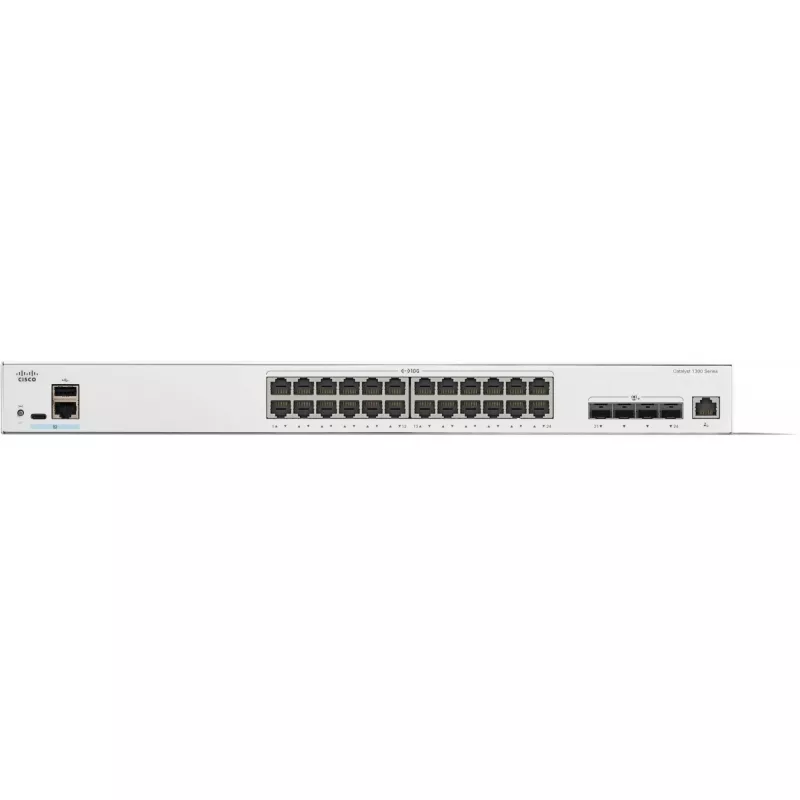 CISCO Catalyst 1300 24-Portu slēdzis 20 x 10GE RJ45 4 x 10G SFP+ augšupsaites
