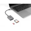 DeLOCK USB Type-C karšu lasītājs alumīnija SD Micro SD 5000 Mbit/s