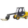 Autoiekrāvēja BRUDER JCB Teletruk rotaļlieta — ABS, ieteicamais vecums 3+, melna un dzeltena