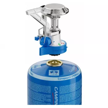 Šķidrās degvielas kempinga plīts Campingaz 2227139 — viena degļa, dabasgāze, 240 g, 60 mm augstums, 10 cm diametrs