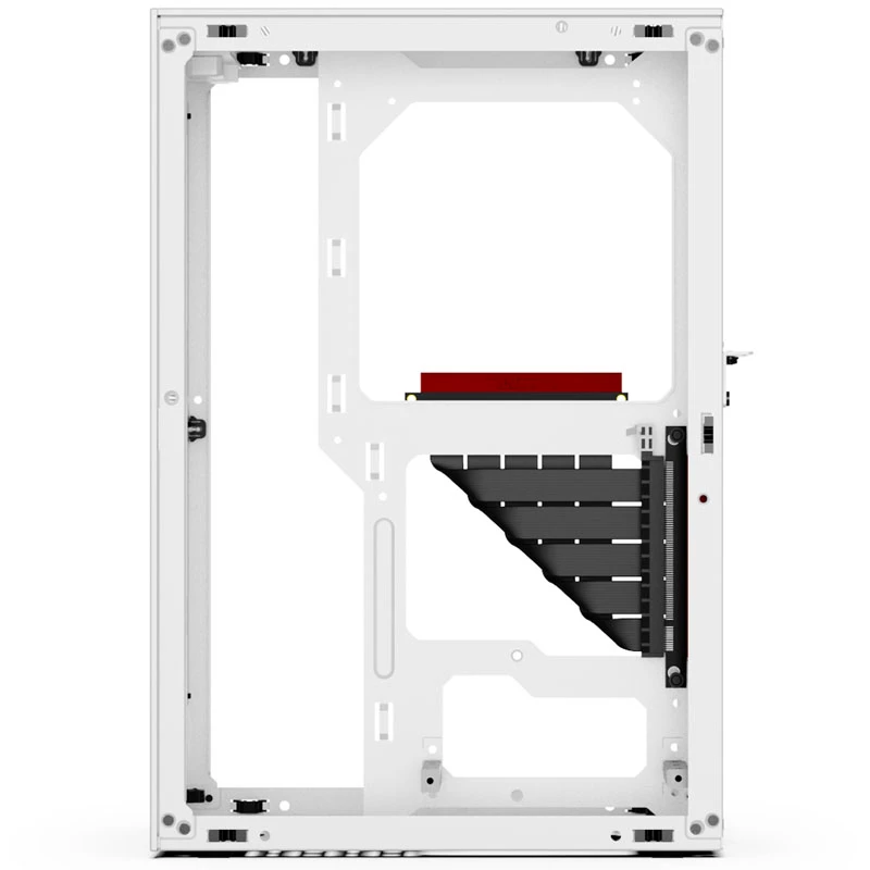 SSUPD Meshlicious Full Mesh PCIE 4.0 Edition Mini-ITX korpuss - balts