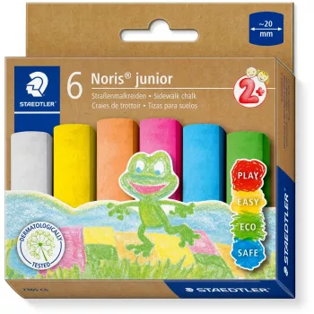 Ietves krītiņš Staedtler 2365 C6 — Noris junior, dažādas krāsas, diametrs 20 mm, 1 gab.