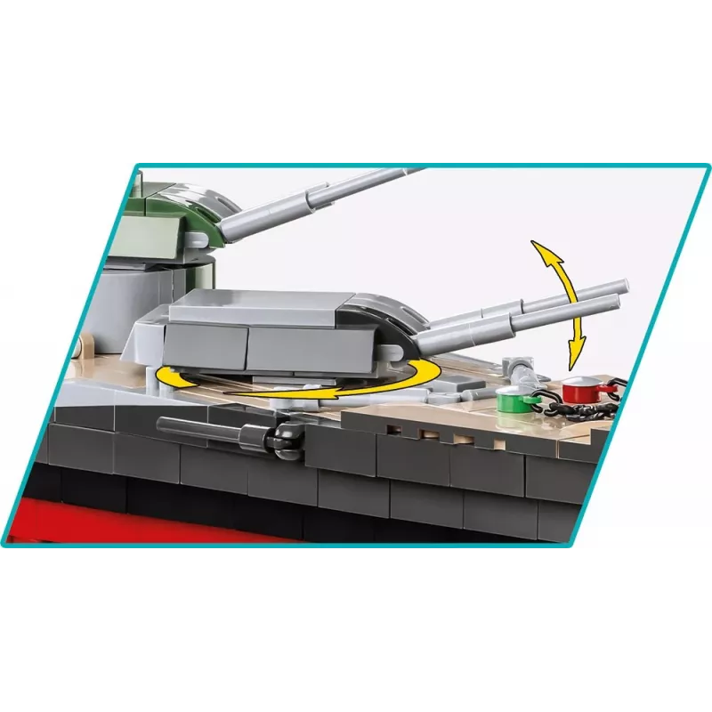 Kuģa modelis COBI COBI-4839 Montāžas komplekts 1:300 Garums 870 mm Augstums 215 mm