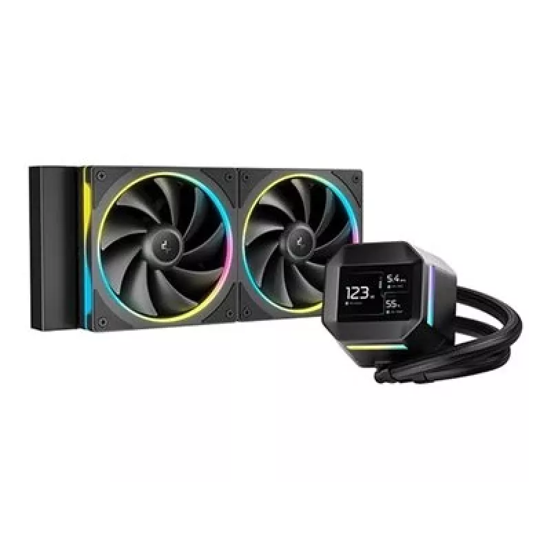 Šķidruma dzesēšanas komplekts DeepCool LM240 12 cm melns