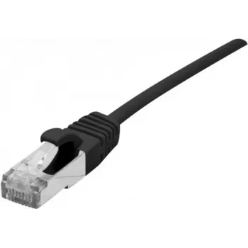 Dexlan tīkla kabelis 858736 melns 0,5m Cat6a S/FTP RJ-45