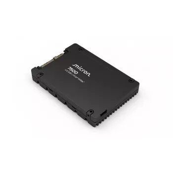 SSD | MICRON | SSD series 7500 MAX | 800GB | NVMe | NAND flash technology 3D NAND | Write speed 1400 MBytes/sec | Read speed 6800 MBytes/sec | Form Factor U.3 | TBW 4380 TB | MTBF