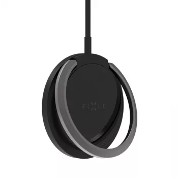 Bezvadu lādētājs FIXED MagPad FIXMPAD2-BK 15 W magnētiskais Qi paliktņveida lādētājs, melns