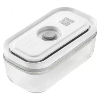 Pārtikas uzglabāšanas trauks ZWILLING 36803-100-0 taisnstūrveida stikla 0,35 L, pelēks, hermētisks, kraujams viens virs otra