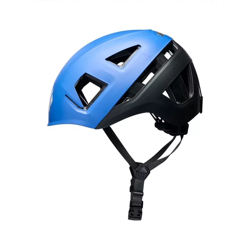 Aizsargājoša pusķivere Melns Diamond Capitan E Drifter Blue M/L — cietais apvalks, EPS, 58–63 cm, 350 g, regulējama, ventilācija
