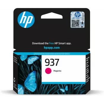 HP 937 madženta oriģināla tintes kasetne, madženta, 1 gab., 800 lapas