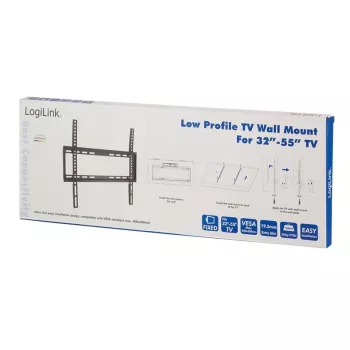 TV kronšteins LogiLink BP0009 139,7 cm (55 collas) melns