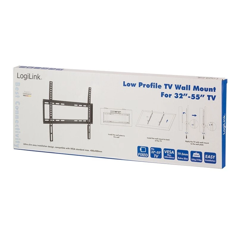 TV kronšteins LogiLink BP0009 139,7 cm (55 collas) melns