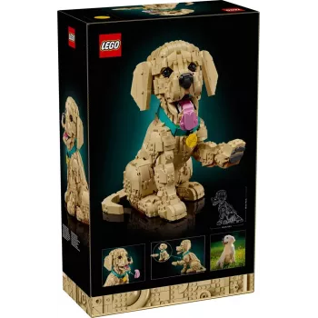 LEGO ICONS 11384 Zelta retrīvera kucēns