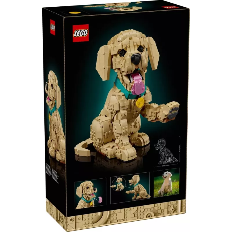 LEGO ICONS 11384 Zelta retrīvera kucēns
