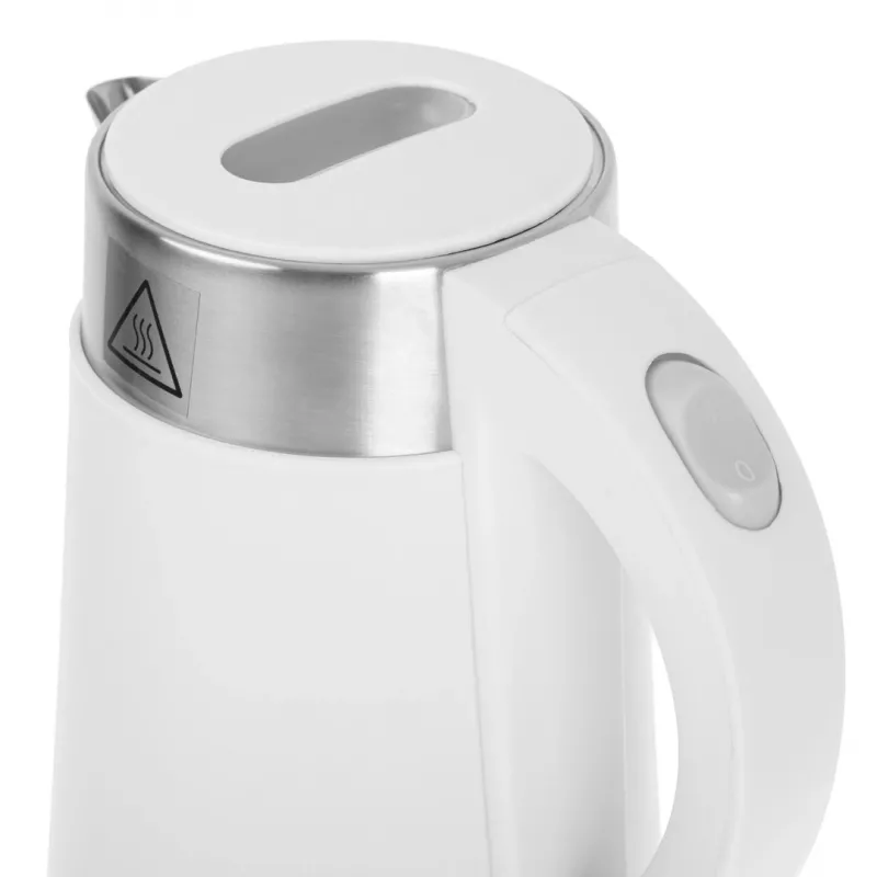 Elektriskā tējkanna Adler AD 1372w — 0,6 L, 800 W, nerūsējošā tērauda korpuss, skārienvadība