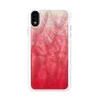 Viedtālruņa maciņš iKins iPhone XR — rozā ezera un baltā krāsā