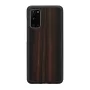 Viedtālruņa maciņš Man and Wood Galaxy S20 ebony Melns — aizsargvāciņš Samsung Galaxy S20