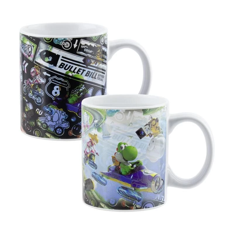 Mug Paladone Mario Kart Heat Change Daudzkrāsu PP8307NN