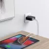 PA-D3 sienas lādētājs 2xUSB Power Delivery (1xUSB+1xUSB C) 5.4A 60W Dynamic Detect