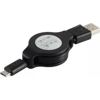 USB kabelis ShiverPeaks BS14-18001 1m USB A Micro-USB B Melns