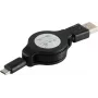 USB kabelis ShiverPeaks BS14-18001 1m USB A Micro-USB B Melns