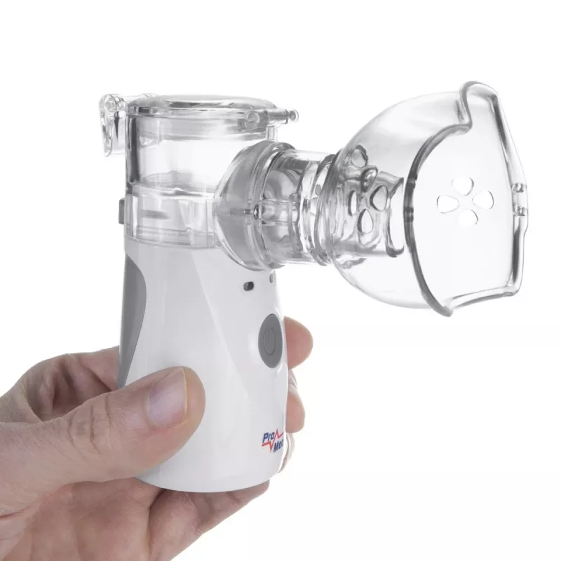Pārnēsājams sietiņa inhalators ProMedix PR-835 USB smidzinātājs, ar baterijām darbināms pārnēsājams smidzinātājs